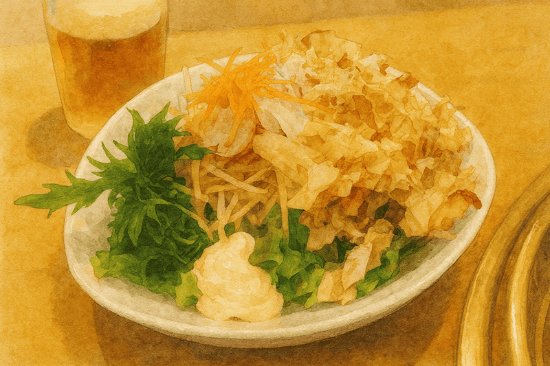 水菜と大根のサラダ（イメージ）